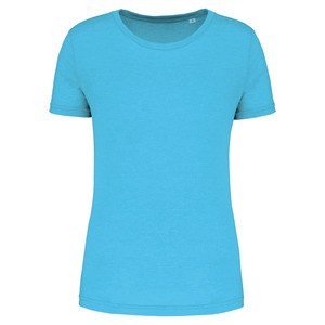 PROACT PA4021 - T-shirt de desporto de senhora Triblend com decote redondo