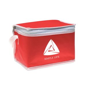 GiftRetail MO7883 - PROMOCOOL Cooler 6 latas em non-woven Vermelho