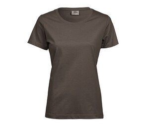 Tee Jays TJ8050 - Tshirt Sof para mulher Chocolate