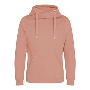 AWDIS JUST HOODS JH021 - Moletom com gola cruzada Dusty Pink