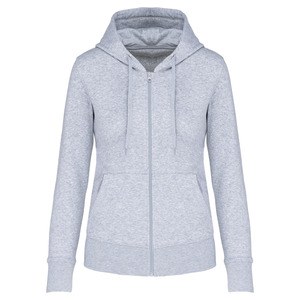 Kariban K4031 - Sweatshirt eco-responsável com capuz e fecho de senhora