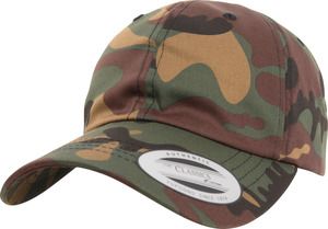 FLEXFIT FL6245CM - Boné em algodão twill - 6 painéis Green Camouflage