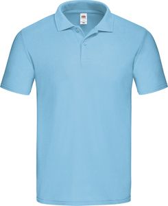 Fruit of the Loom SC63050 - Polo Original de homem Azul céu