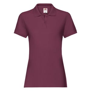 Fruit of the Loom SC63030 - Polo de senhora Premium Burgundy