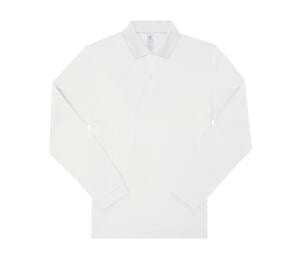 B&C BCU425 - Long-sleeved fine piqué poloshirt