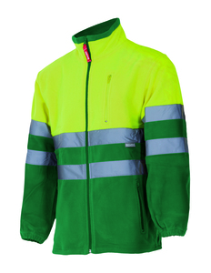 Velilla 183 - CASACO POLAR BICOLOR AV GREEN/HI-VIS YELLOW