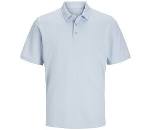 PRODUKT - JACK & JONES JJ7556 - Camiseta polo de algodão orgânico Skyway Blue