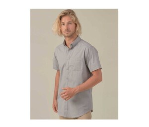 JHK JK605 - Camisa manga curta homem Oxford 