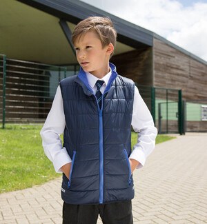 Result RS234J - Bodywarmer acolchoado infantil