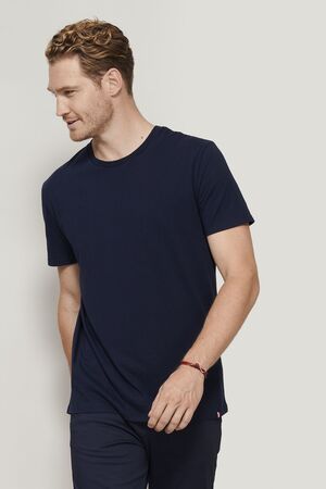 ATF 03272 - Léon T Shirt Para Homem Com Gola Redonda Fabricada Na França