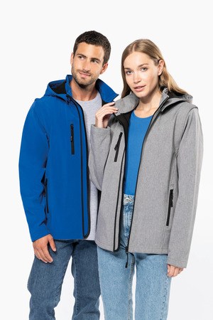 Kariban K422 - Blusão softshell 3 camadas com capuz e mangas amovíveis unissexo